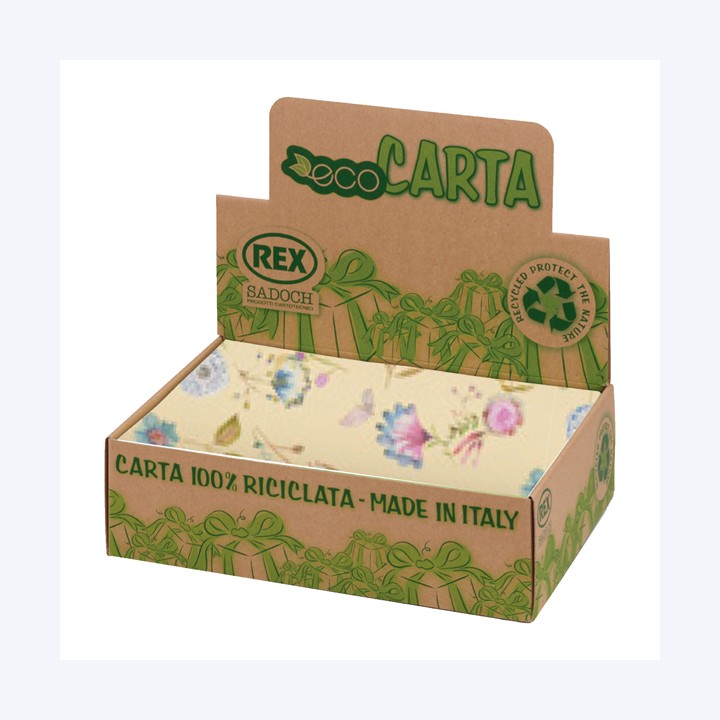 Carta regalo riciclata Fiori di campo — 100020 | Ecotempo
