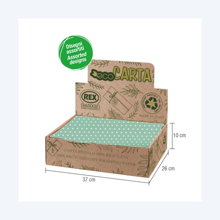 Carta regalo riciclata Graphic 100 — 100023 | Ecotempo