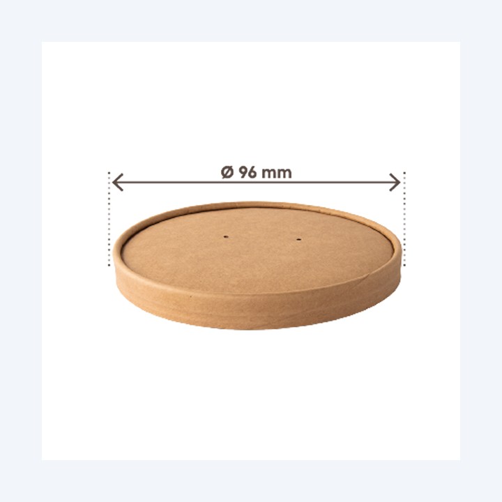 Coperchio per bowl portazuppe monouso — 100119 | Ecotempo