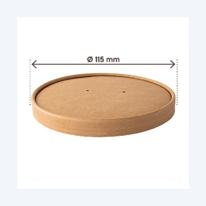 Coperchio per bowl portazuppe monouso — 100120 | Ecotempo