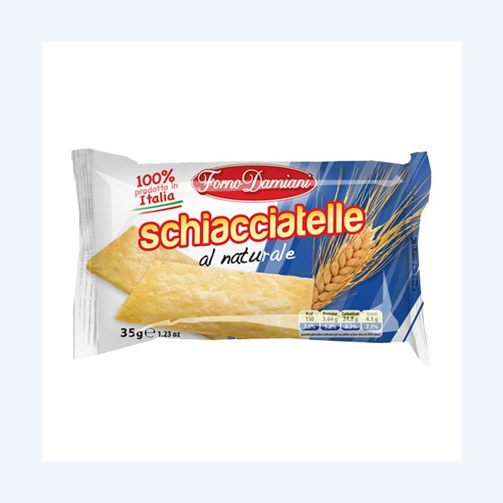 Schiacciatella al naturale monoporzione — 100204 | Ecotempo
