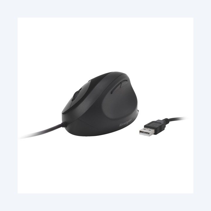 Mouse Pro Fit Ergo con cavo Nero Kensington | Ecotempo