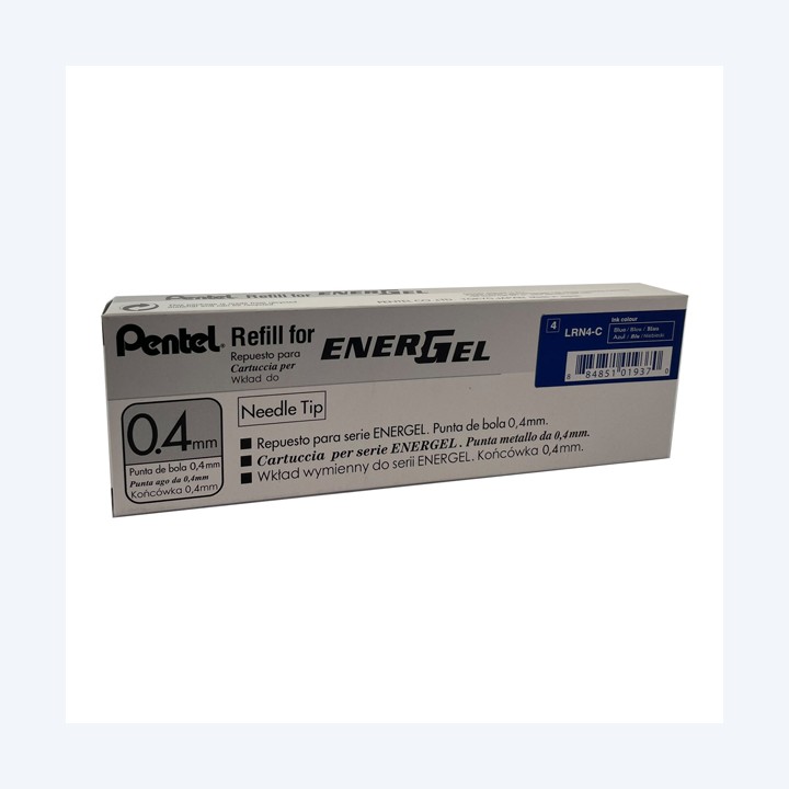 Refill Energel X LRN4 punta 0,4 mm blu Pentel | Ecotempo