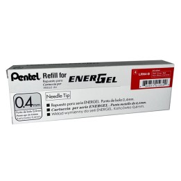 Refill Energel X LRN4 punta 0,4 mm rosso Pentel | Ecotempo