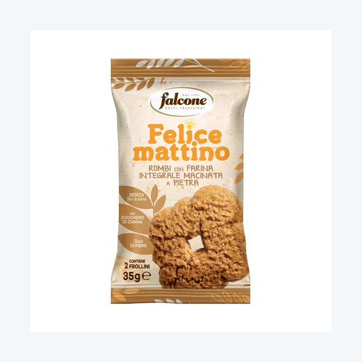 Dolciaria Falcone Biscotto rombo con — 100330 | Ecotempo