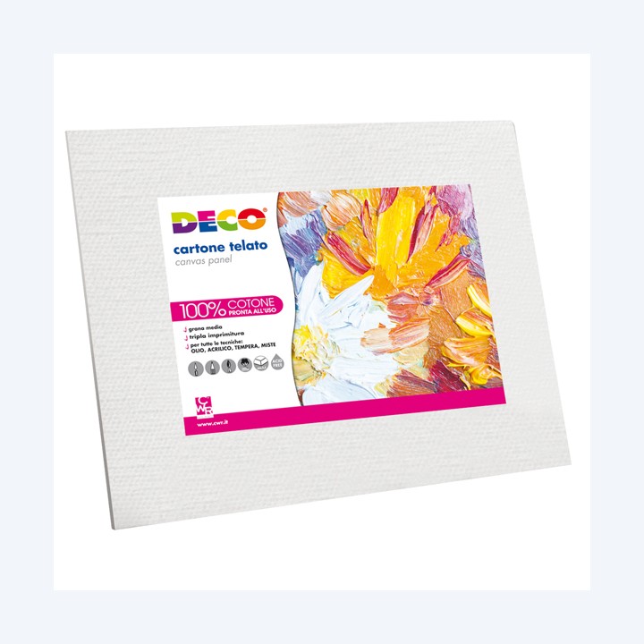 Cartone telato 40 x 50 cm Deco | Ecotempo