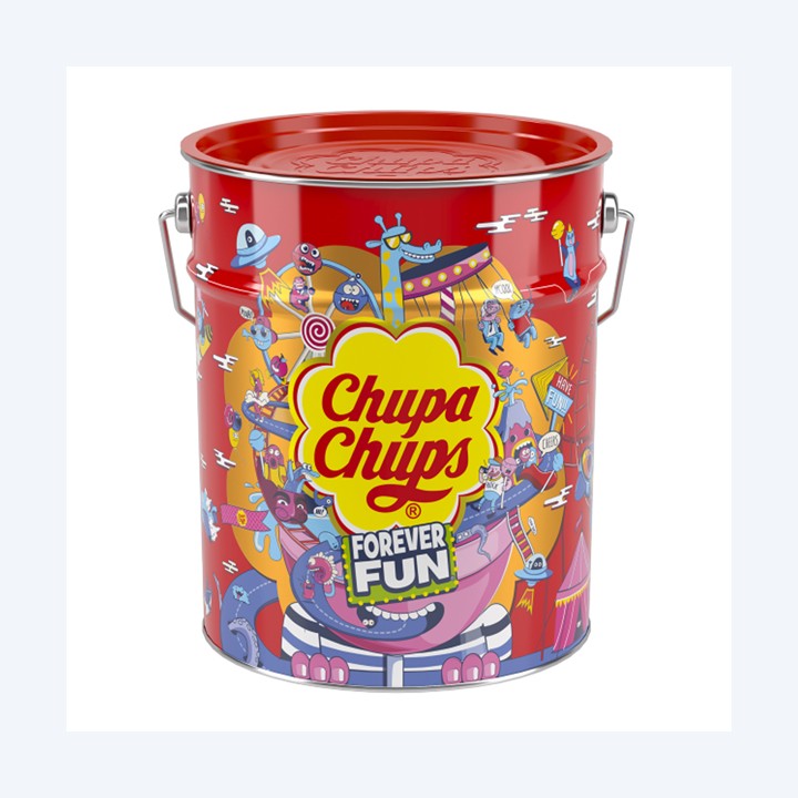 Chupa Chups cofanetto latta -150 pezzi | Ecotempo