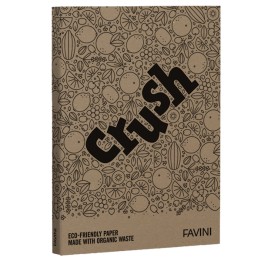 Carta Crush A4 250 gr nocciola Favini conf. 50 fogli | Ecotempo