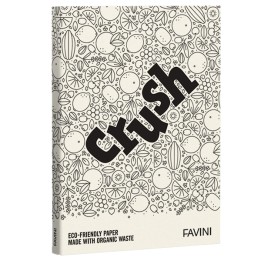 Carta Crush A4 250 gr agrumi Favini conf. 50 fogli | Ecotempo