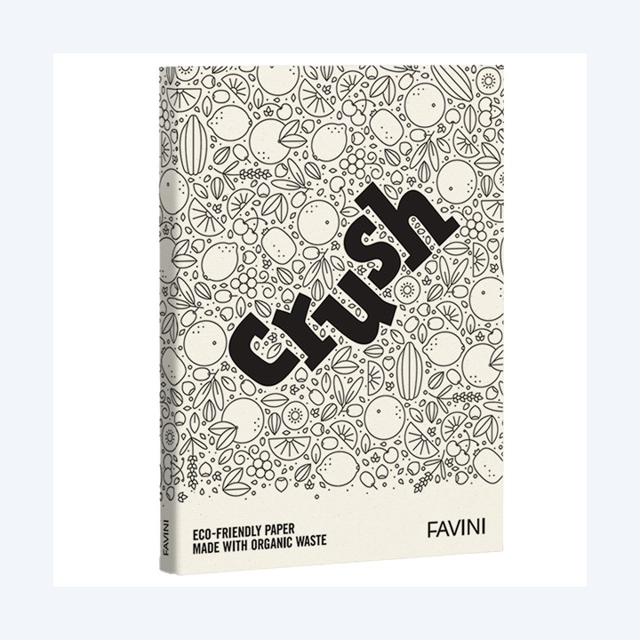 Carta Crush A4 250 gr agrumi Favini conf. 50 fogli | Ecotempo