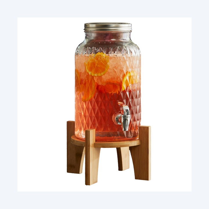 Caraffa con rubinetto base bamboo 5,6 L — 100447 | Ecotempo
