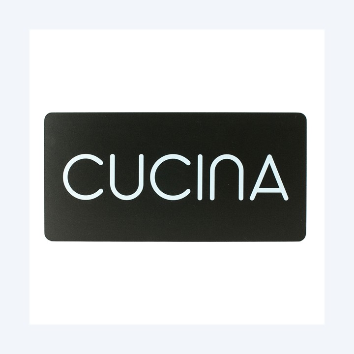 Pittogramma adesivo Cucina 32,5 x 16 cm — 100491 | Ecotempo