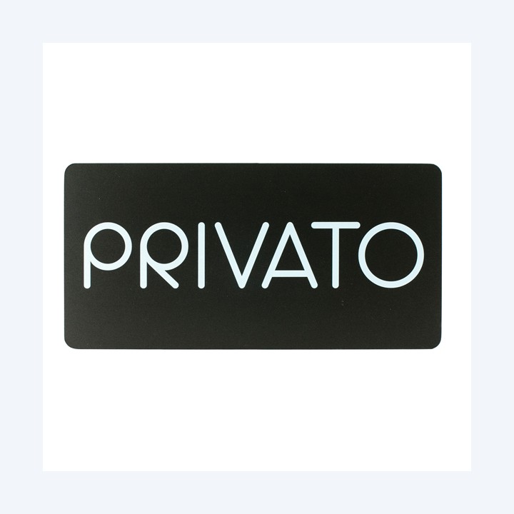 Pittogramma adesivo Privato 32,5 x 16 — 100493 | Ecotempo