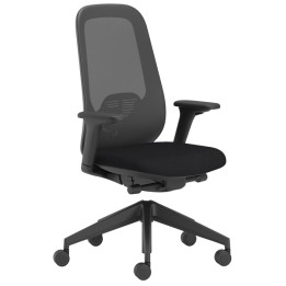 Poltrona semidirezionale Joga Nero Unisit | Ecotempo