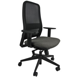 Poltrona semidirezionale Titan nero Unisit | Ecotempo