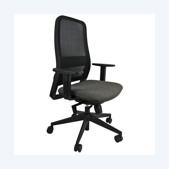 Poltrona semidirezionale Titan nero Unisit | Ecotempo