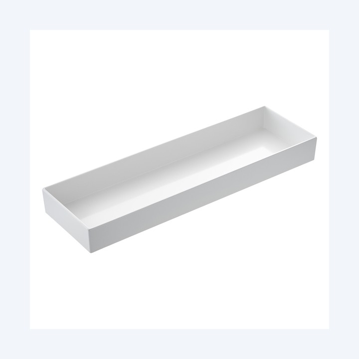 Vassoio Venezia 53 x 16,2 x 6 cm melamina bianco Leone | Ecotempo