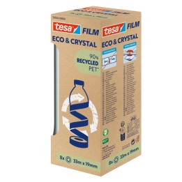 Nastro adesivo Crystal recycled 19 mm x — 100600 | Ecotempo