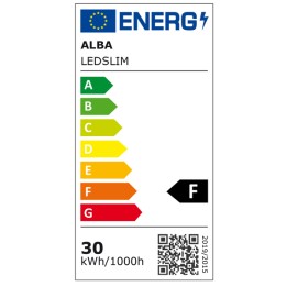 Lampada da terra LEDSLIM 30W Nero Alba | Ecotempo