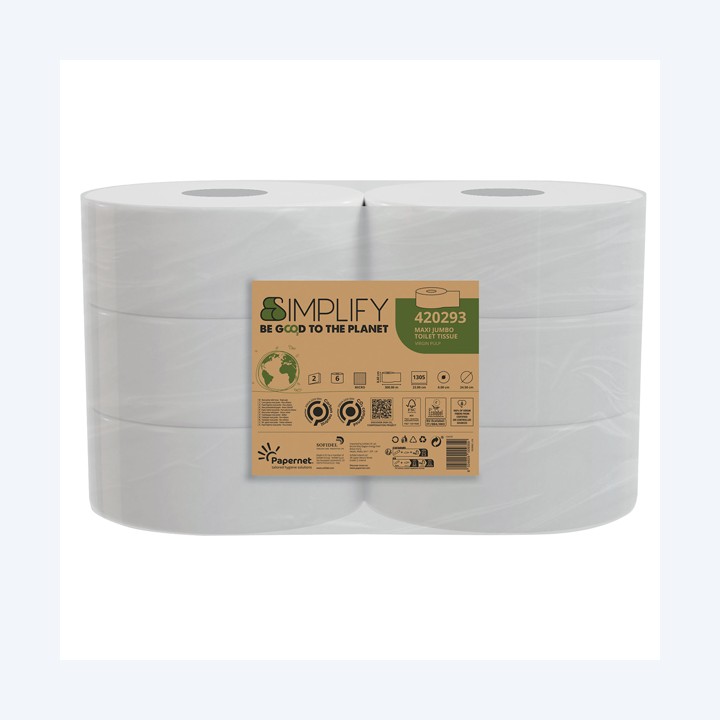 Carta igienica MaxiJumbo Simplify 2 — 100617 | Ecotempo
