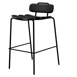 Sgabello Lemon Nero Unisit | Ecotempo