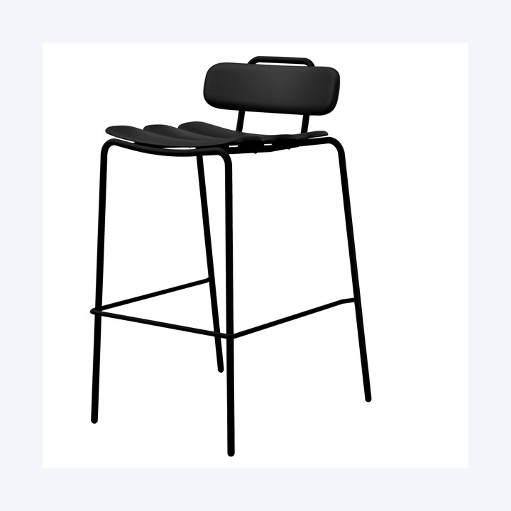 Sgabello Lemon Nero Unisit | Ecotempo
