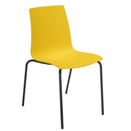 Seduta Candy PPL giallo/nero opaco Grandsoleil | Ecotempo