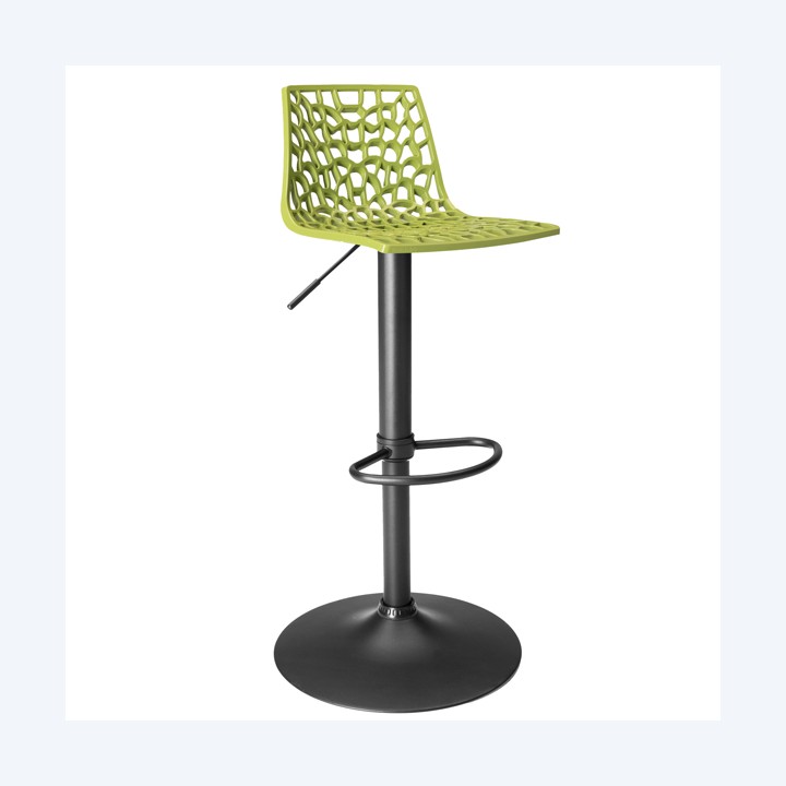 Sgabello Spider Gas Nero opaco/verde anice Grandsoleil | Ecotempo