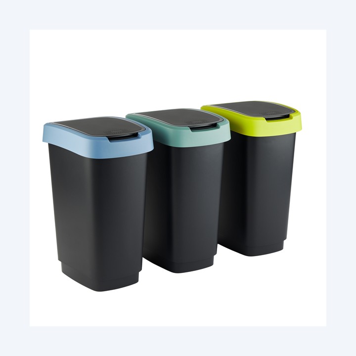 Pattumiera con coperchio basculante 50 — 100728 | Ecotempo