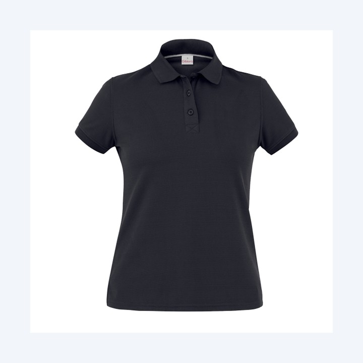 Polo Susan da donna manica corta taglia M nero Giblor's | Ecotempo