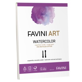 Album collato Watercolor A4 300 gr 10 fogli Favini Art | Ecotempo