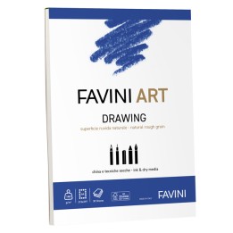 Album collato Drawing A4 140 gr 30 fogli Favini Art | Ecotempo