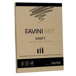 Album collato Kraft A4 120 gr 50 fogli Favini Art | Ecotempo