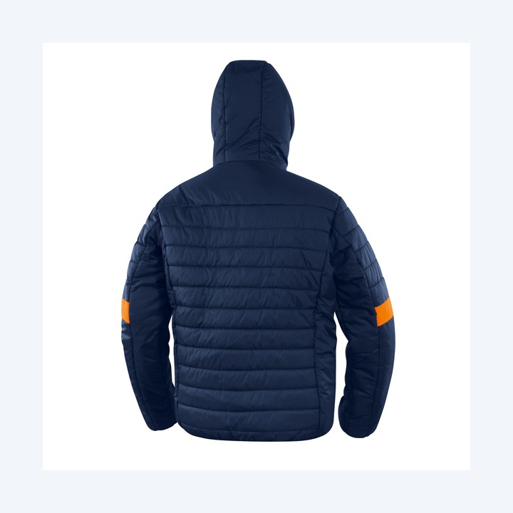 Piumino imbottito Bloom taglia L blu/arancio Deltaplus | Ecotempo