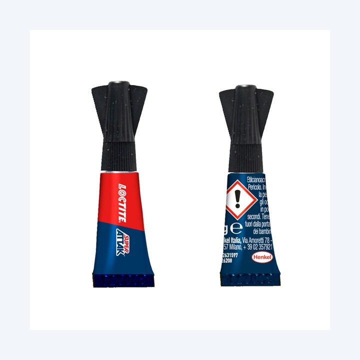 Colla Super Attak 1 gr trasparente — 101084 | Ecotempo