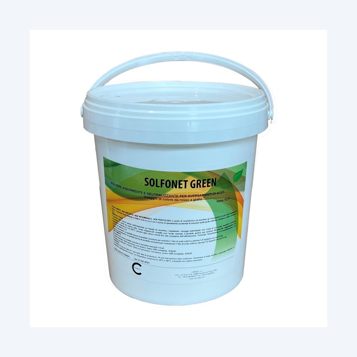 Polvere assorbente Solfonet Green per — 101125 | Ecotempo