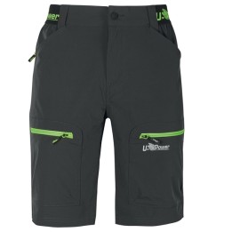 Bermuda Ares taglia L grigio/verde U-Power | Ecotempo