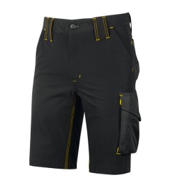 Bermuda Mercury taglia XL nero/giallo U-Power | Ecotempo