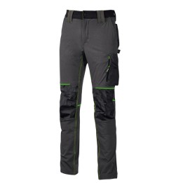 Pantalone da lavoro Atom taglia L grigio/verde U-Power | Ecotempo