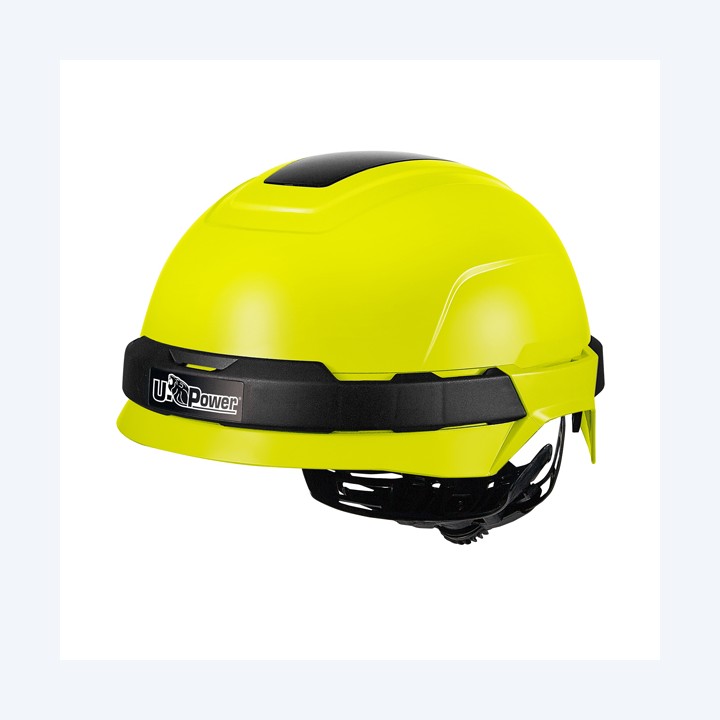 Casco protettivo Antares regolabile giallo fluo U-Power | Ecotempo