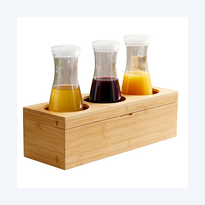 Portabottiglie con tre fori 42 x15,5 — 101391 | Ecotempo