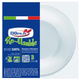 Insalatiera riutilizzabile rotonda — 101416 | Ecotempo