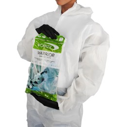 Tuta monouso Warrior taglia XXL SMS bianco Worker | Ecotempo