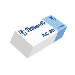 Gomma AC30 bianca e blu Pelikan conf. 30 pezzi | Ecotempo