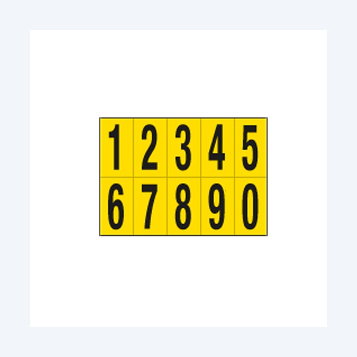 CARTELLI SEGNALATORI Numeri adesivi da — 101813 | Ecotempo