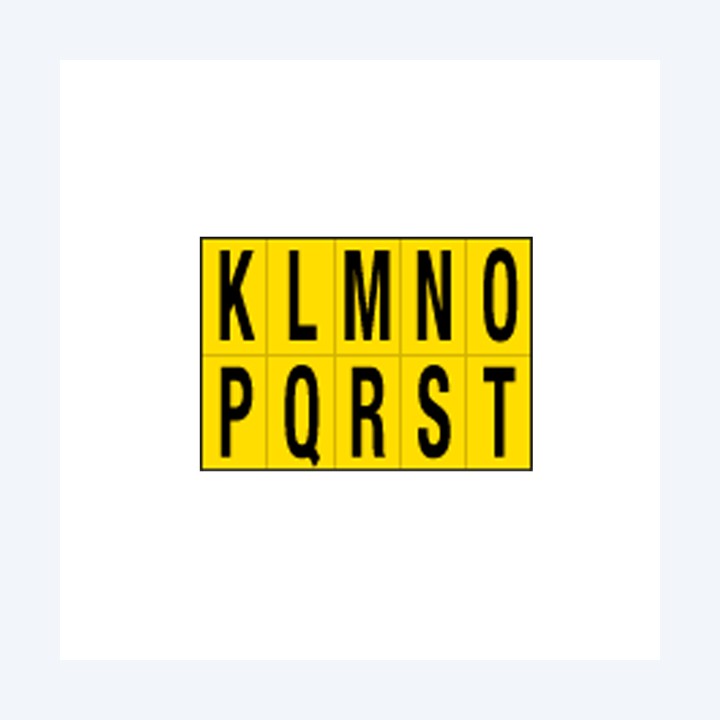 CARTELLI SEGNALATORI Lettere adesive da — 101824 | Ecotempo