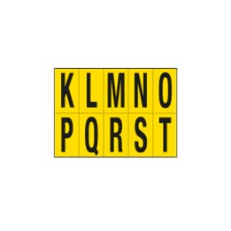 CARTELLI SEGNALATORI Lettere adesive da — 101833 | Ecotempo