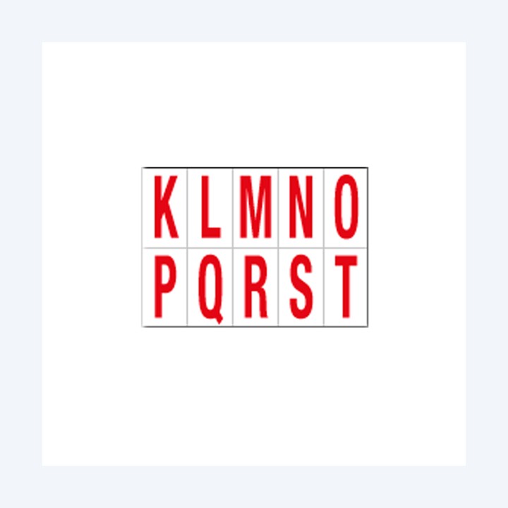 CARTELLI SEGNALATORI Lettere adesive da — 101836 | Ecotempo