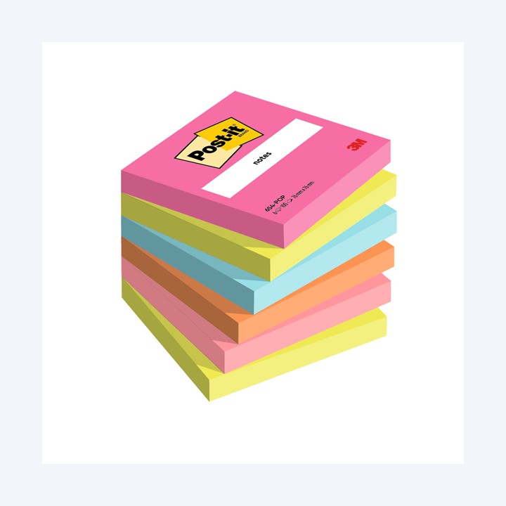 Blocco Post-it 654-POP 76 x 76 mm 100 — 101849 | Ecotempo