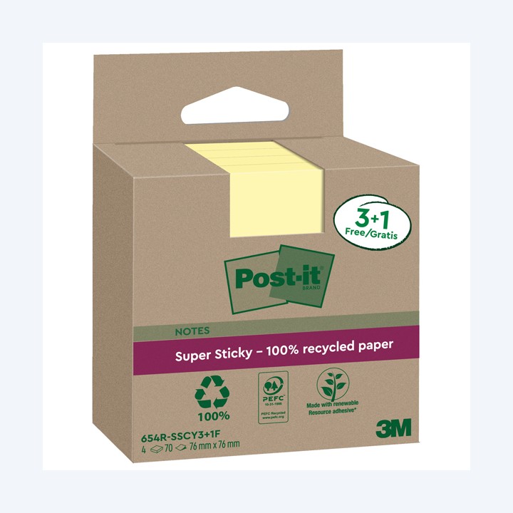 Blocco foglietti Post-it SuperSticky — 101861 | Ecotempo